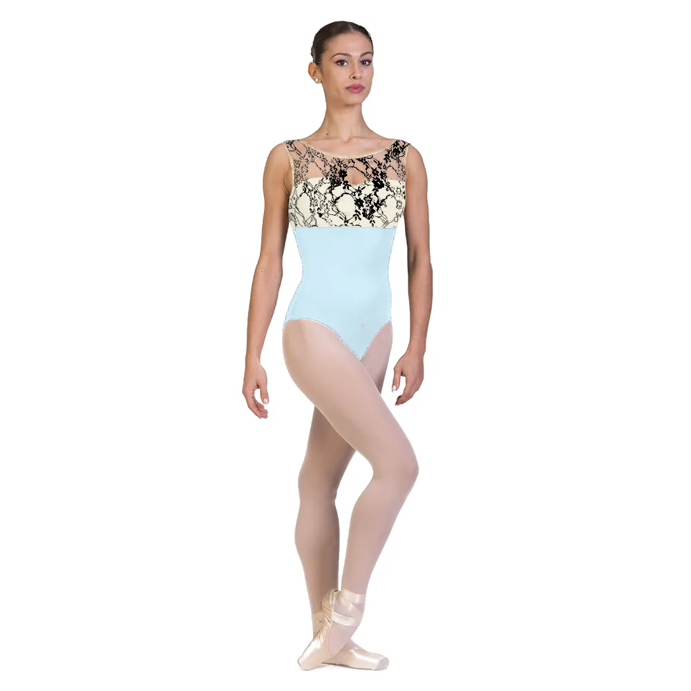 Body con scollo in pizzo SENSAX B7013