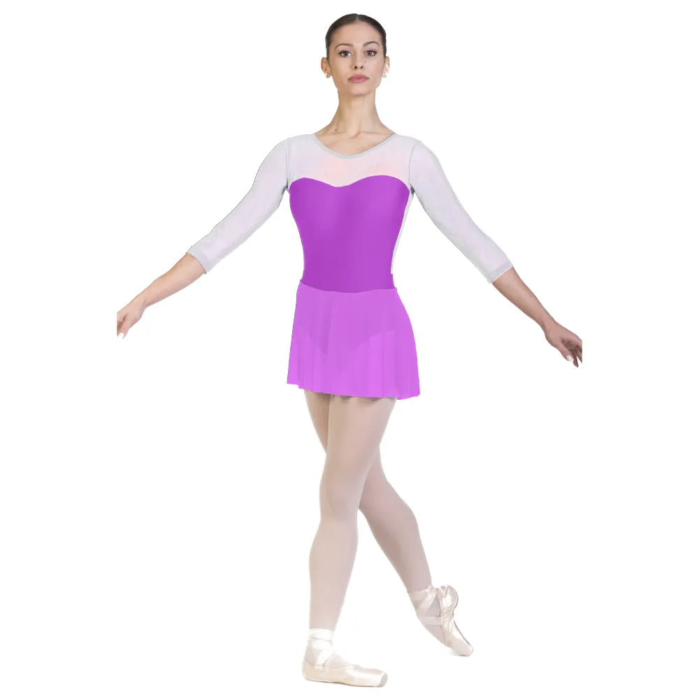 Body danza con gonna ROSSET B7016